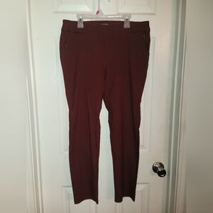 Maroon Trousers SOHO size 12 Pants